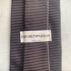 Emporio Armani Brown SOFT Silk Tie